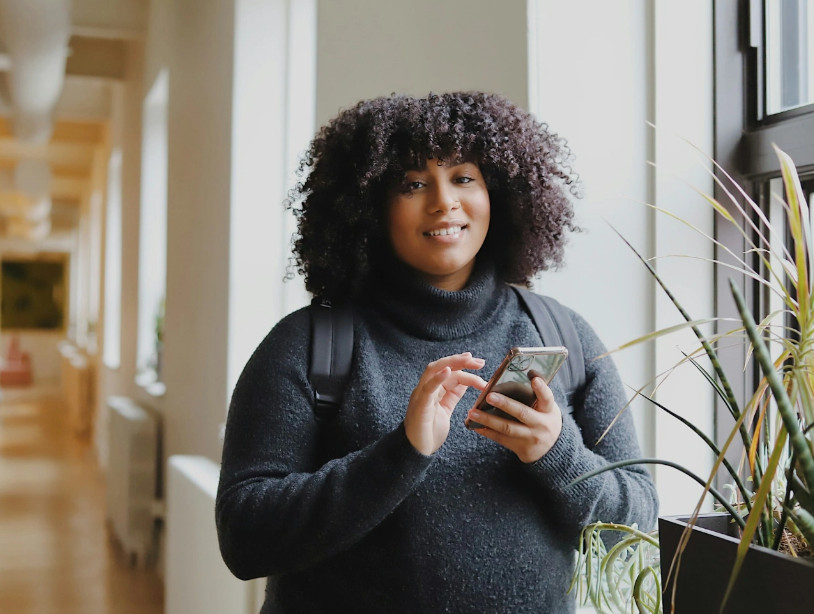 A person looking after their own health